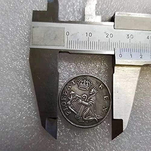 Antik Kézműves Ír Réz Ezüst Emlékmű Érme 1489Coin Gyűjtemény Emlékérme