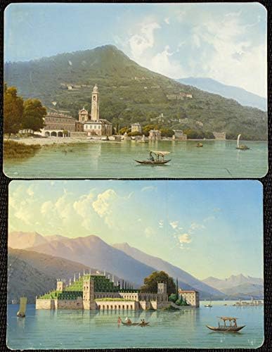 [Isola Bella, Lago Maggiore; valamint a harangtorony a Bellagio, Lago Como]