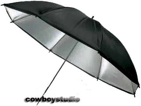 CowboyStudio 40 hüvelyk Fekete-Ezüst Fotó Stúdió Fényvisszaverő Esernyő