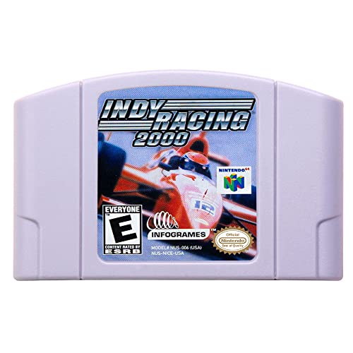 Új N64 Játékok Patron Indy Racing 2000 MINKET NTSC Verzió Az N64 Konzol Játék Kártya