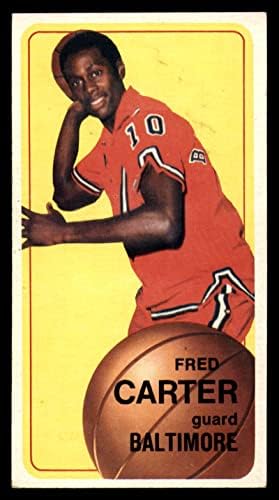 Kosárlabda NBA 1970-71 Topps 129 Fred Carter VG/EX Nagyon Jó/Kiváló RC Újonc