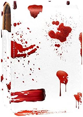 Smink Rúzs Esetében Kívül Vérnyomok Reális Minták Hordozható Rúzs Szervező A Tükör Női Mini Smink Táska Vesz Fel, Hogy 3