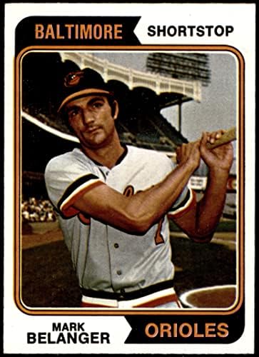 1974 Topps 329 Mark Belanger Baltimore Orioles (Baseball Kártya) EX/MT+ Orioles