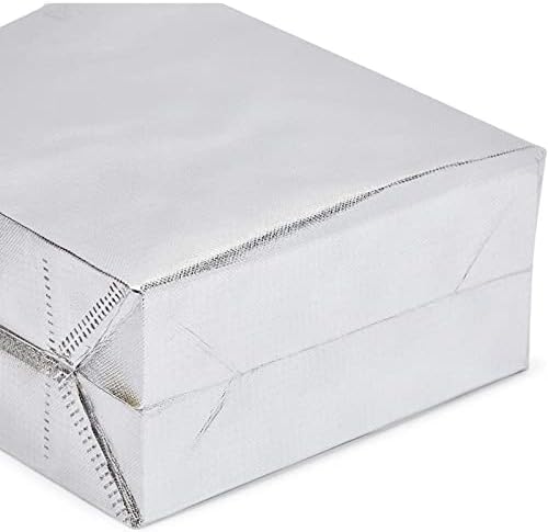 Szikrázó Bash Újrafelhasználható Bevásárlás Tote Bags 3 Metál Színek (Közepes, 12-Es Csomag)